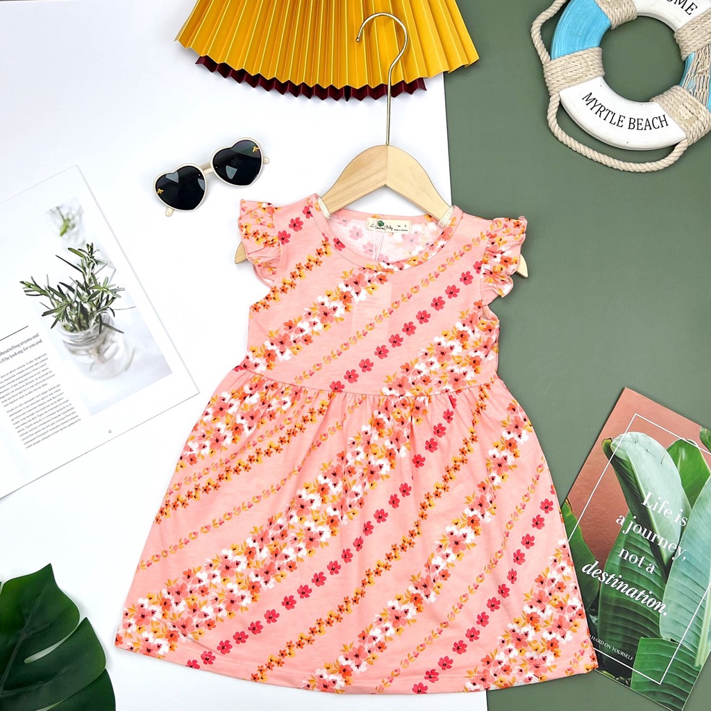 Đầm thun cánh tiên Litibaby cho bé 12-37kg