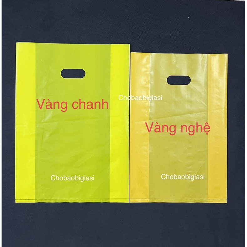 {Giá sỉ 10kg/size} Túi PE xoài màu bóng dẻo dai đủ màu (T-S-Đ-X-N-C) - đủ size, hàng chất lượng loại 1 (SP y hình)