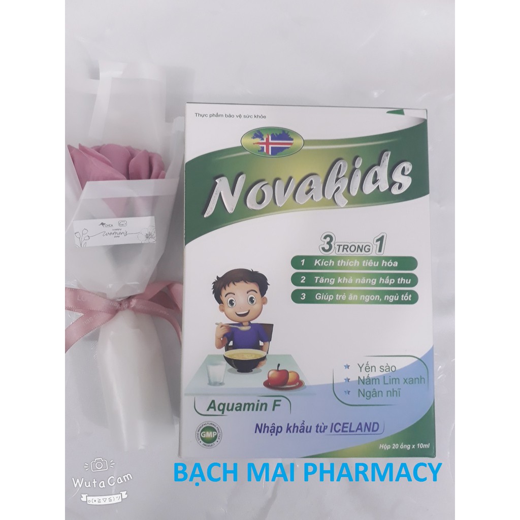 Siro ăn ngon NOVAKIDS, hỗ trợ kích thích tiêu hóa giúp ăn ngon ngủ tốt và tăng cường sức đề kháng cho bé