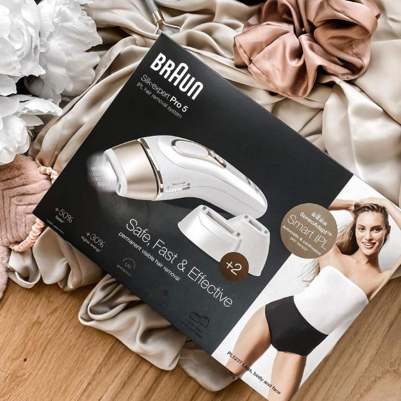 MÁY TRIỆT LÔNG BRAUN SILK-EXPERT PRO 5 - PL5237 THẾ HỆ MỚI NHẤT (BẢO HÀNH 12 THÁNG) | BigBuy360 - bigbuy360.vn