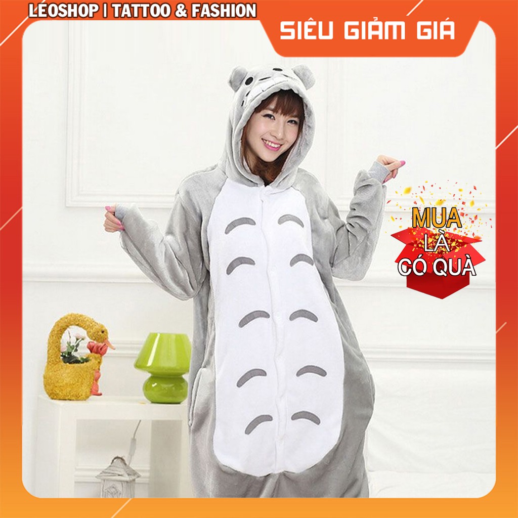 Bộ Đồ Thú Totoro - Chất Nhung Mịn Cao Cấp [FREESHIP]