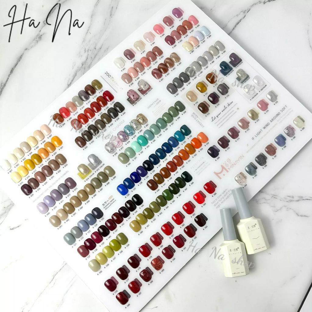 Sét sơn gel 200 màu tặng kèm 2 bảng màu to