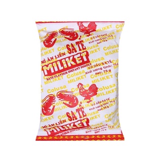 Mì giấy Miliket sa tế,thùng 30 gói