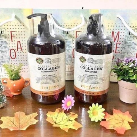 Dầu Gội Xả Collagen Mefaso 850ml_ siêu sale khuyến mãi