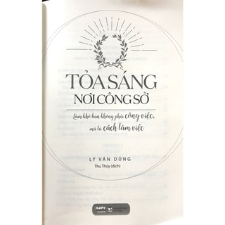 Sách - Tỏa sáng nơi công sở