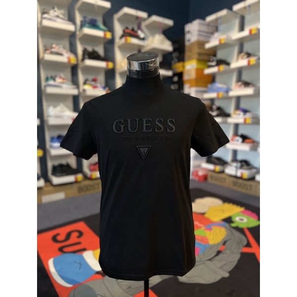 Áo Thun Tay Ngắn In Chữ GUESS Dạ Quang Thời Trang Xuân Hè Mới Cho Nam Và Nữ