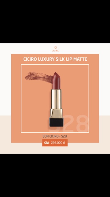 Son Ciciro Luxury Silk Lip Matte