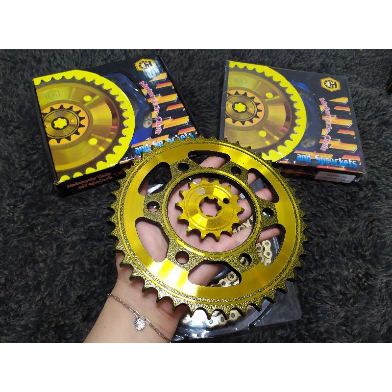 Nhông sên dĩa hiệu GH cho dòng xe Exciter150