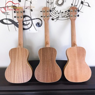 Đàn ukulele concert full gỗ mộc size 23