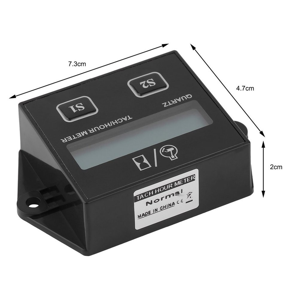 Đồng Hồ Đo Tốc Độ Hiển Thị Màn Hình Lcd 12v 2 & 4 Dây Cho Xe Mô Tô | BigBuy360 - bigbuy360.vn