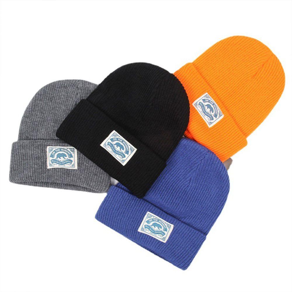 Mũ Len Beanie Nam Nữ 5 Màu Trơn Dễ Thương