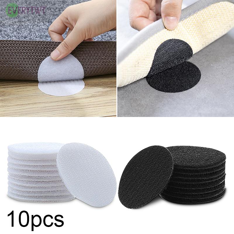 (Hàng Mới Về) Set 10 Miếng Dán Hai Mặt Dán Thảm Tiện Dụng