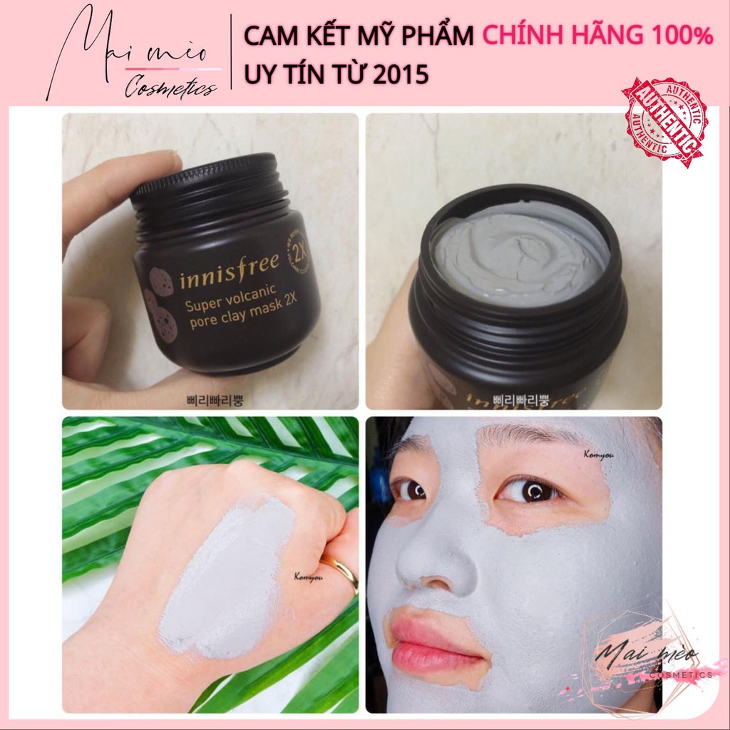 [𝓕𝓻𝓮𝓮𝓼𝓱𝓲𝓹] Mặt nạ đất sét- Mặt nạ đất sét innisfree hút dầu, bã nhờn, làm sạch lỗ chân lông, da dầu, da mụn [𝓜𝓪𝓲 𝓶𝓮𝓸]