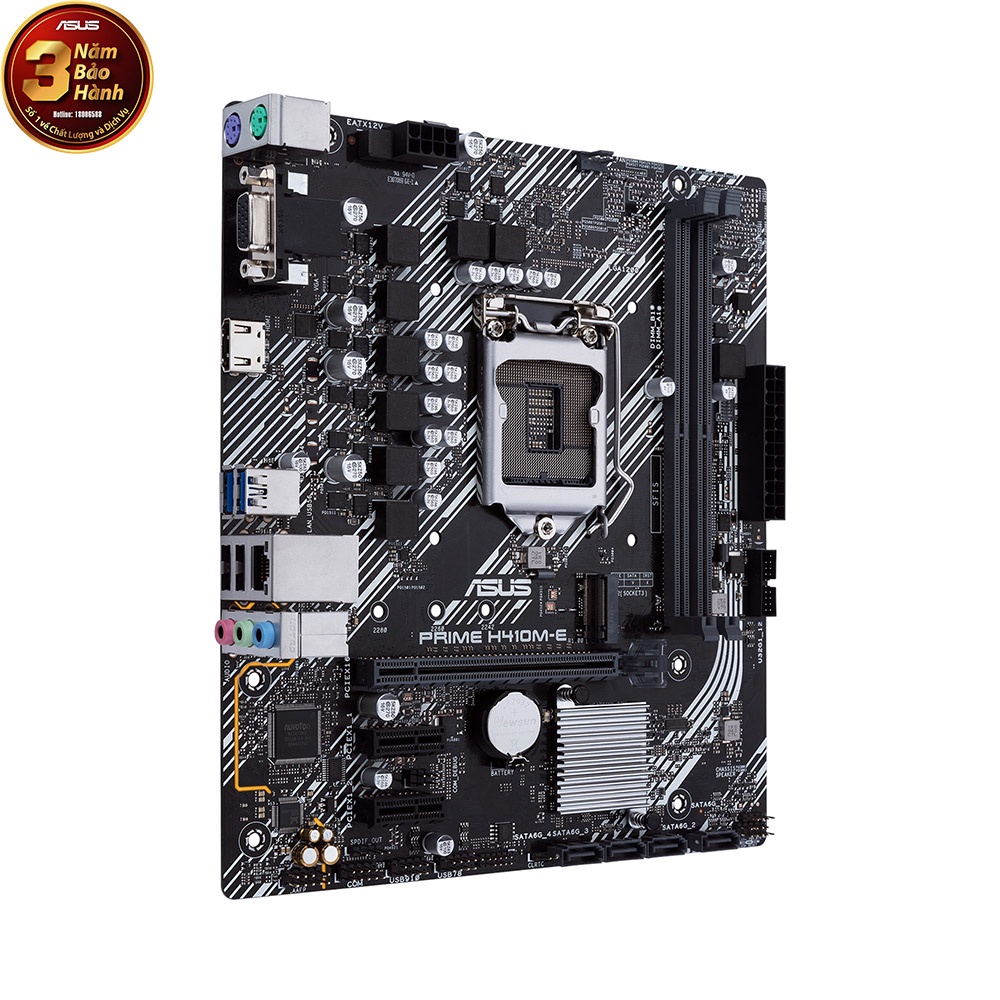 Mainboard Asus H410M-E - Bảo hành 36 tháng