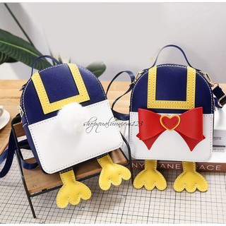 Bộ nguyên liệu DIY làm balo handmade hình vịt donal dễ thương cute