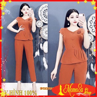 Đồ Bộ Nữ Thun Cát Hàn Thời Trang Có Size Lớn - MOMOSA