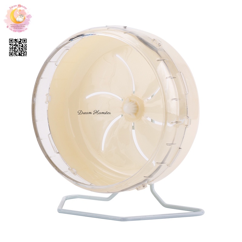 Wheel Silent 23cm dành cho Hamster, sóc, bọ, thỏ, nhím, Chinchilla...(nguyên hộp-không đế/kèm đế)