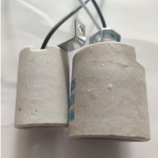 Đui đèn treo E14 E27 bằng sứ (chưa bao gồm bóng đèn)