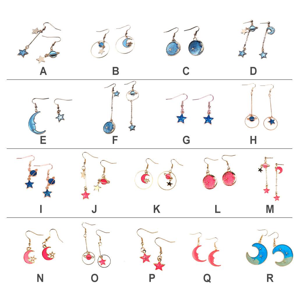 Bông Tai Thiết Kế Không Đối Xứng Đa Năng 1 / 2 / 3 / 5 Dành Cho Nữ