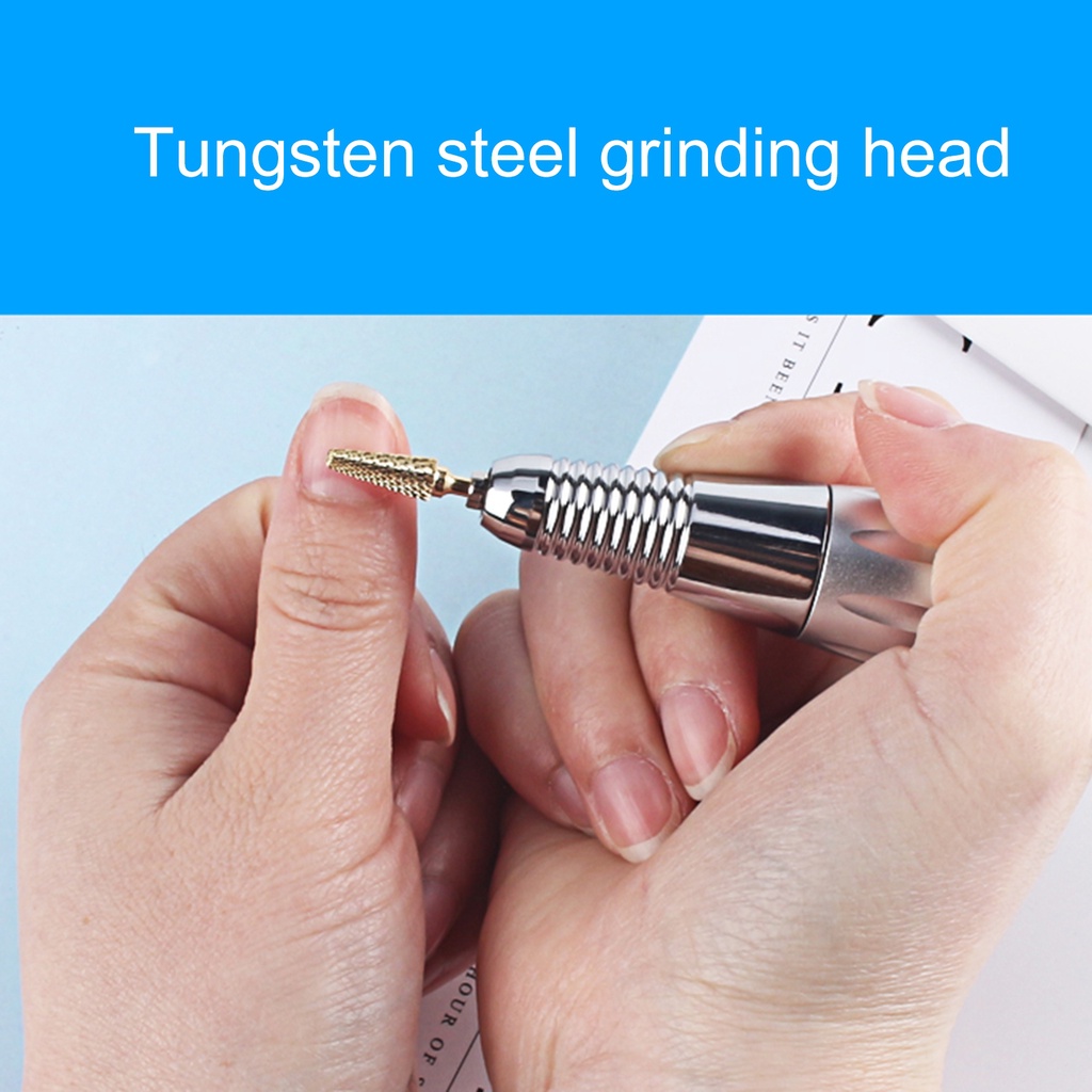 Đầu Mài Móng Tay Bằng Thép Vonfram Chuyên Dụng Chất Lượng Cao