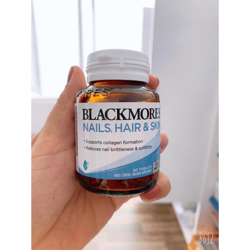 Viên uống làm đẹp da móng tóc Blackmores Hair Skin Nails Nail