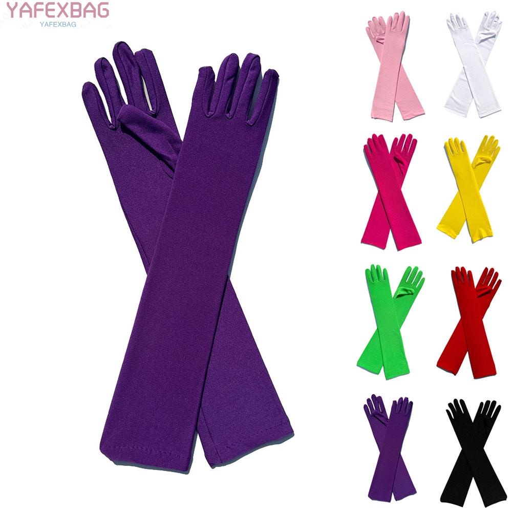 Gloves Clubwear Costume Evening Party Long Gloves Milk Silk Opera Pair