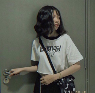 ÁO CROP TAY LỠ( kèm clip hình thật )