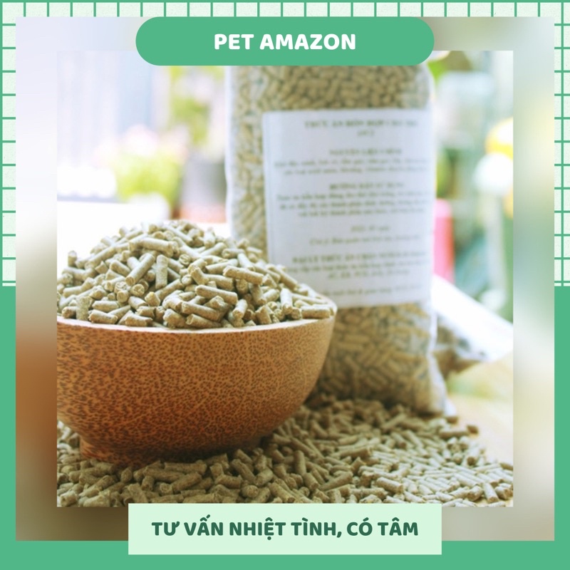 Cám viên dành cho thỏ, bọ ú túi 1kg