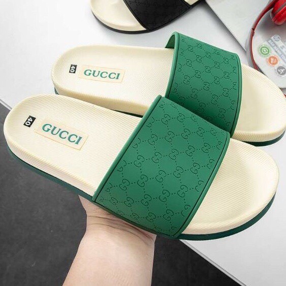 Free Ship Dép Nam Nữ gucci quai xanh HOt Trend cực chất H2T STORE