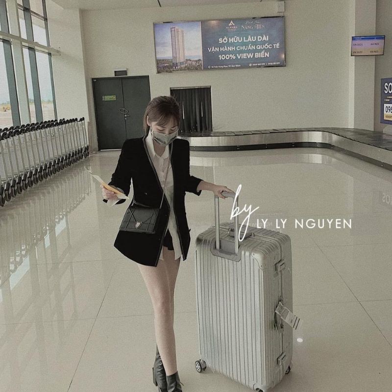 [ hàng VNXK ảnh thật + clip] Sét Áo vest nhung viền xám 4 cúc kèm áo sơ mi | BigBuy360 - bigbuy360.vn