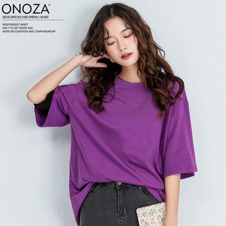 ÁO THUN TRƠN form rộng 9 màu  FREESHIP Áo phông nữ chất đẹp, thun cotton, mịn, mát, sành điệu . Mã M51