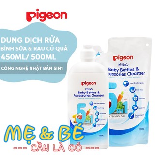 Nước rửa bình sữa & rau củ quả pigeon