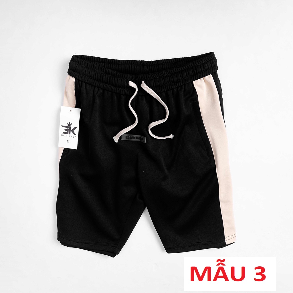 Quần short thể thao nam mùa hè vải u mì mềm mịn