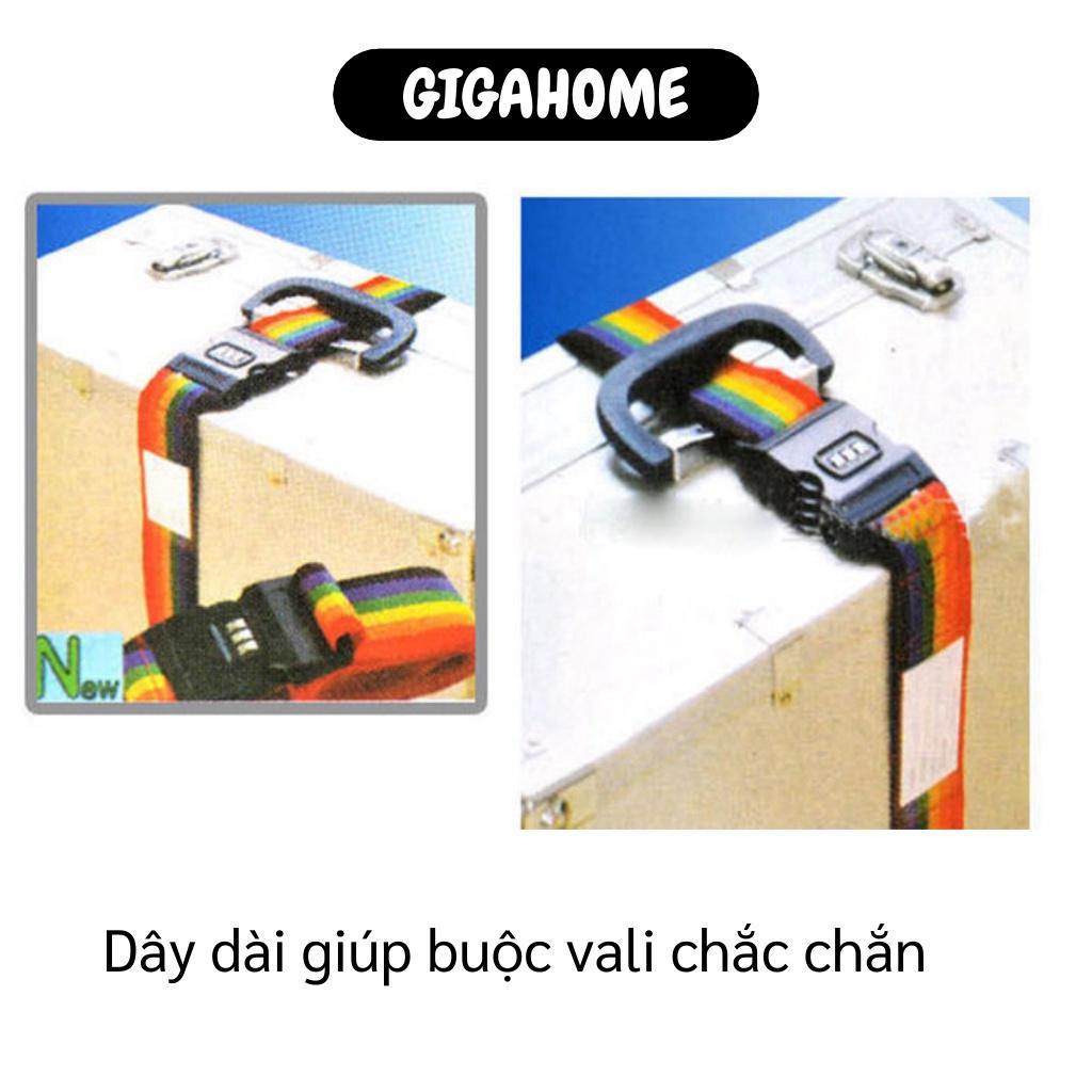 Dây đai vali  ️ GIÁ VỐN Dây Đai Vali Có Khóa Số Giúp Bảo Vệ vali , túi chống mất cắp 3644