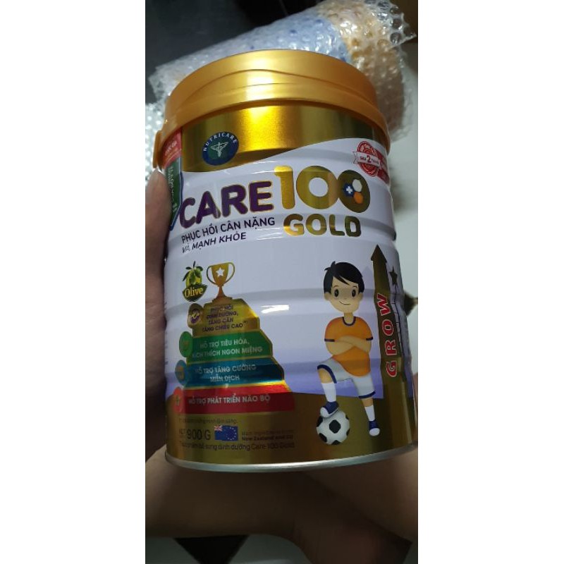 Sữa bột Care 100 Gold 900g (Có tem 100% trúng thưởng, Date mới)