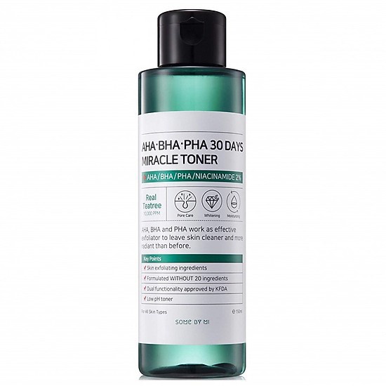 Nước Hoa Hồng Some By Mi AHA-BHA-PHA 30 Days Miracle Toner 150ml