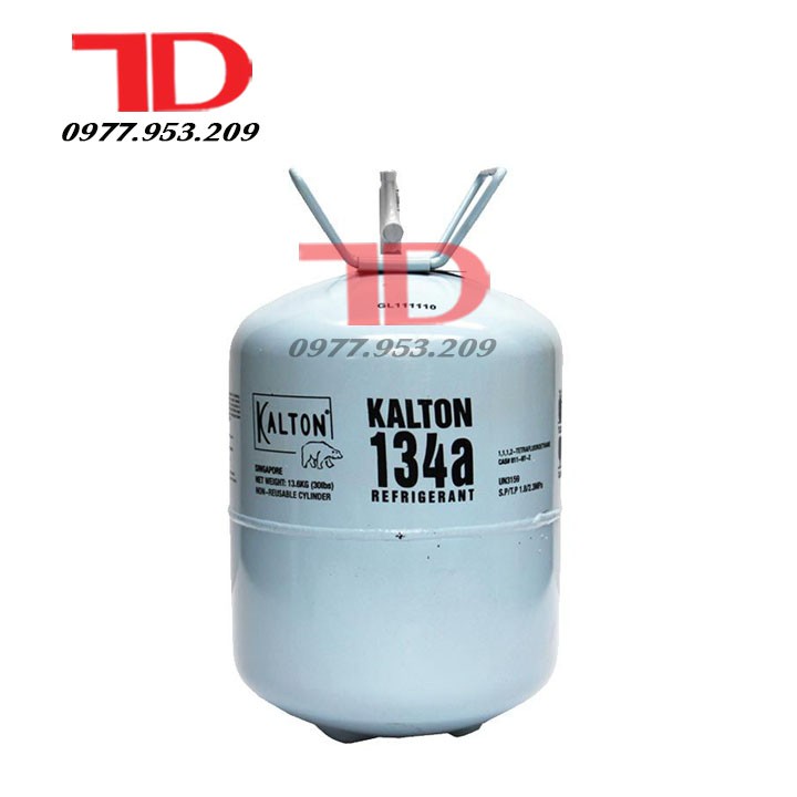 Môi chất lạnh tủ lạnh R134 KALTON 13.6kg, ga lạnh R134