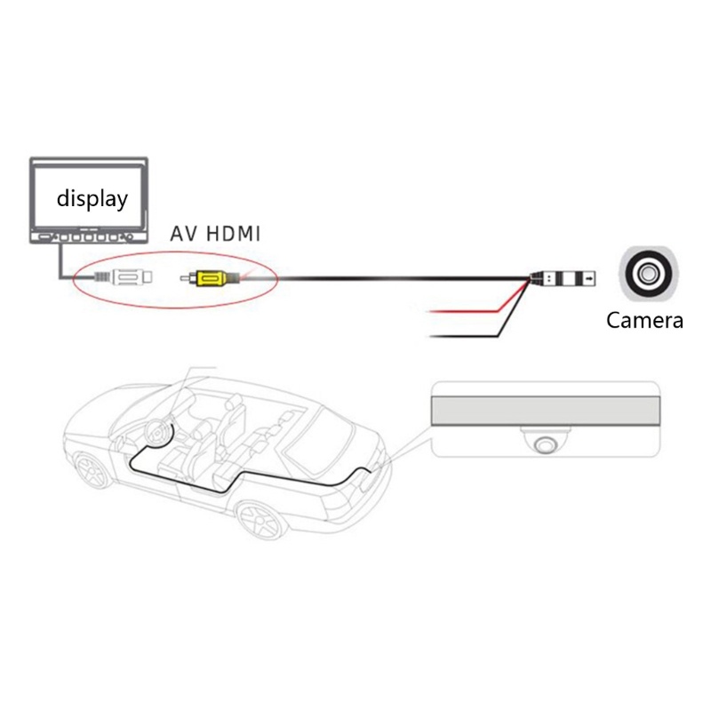 Camera Chiếu Hậu Góc Rộng 4.3 in TFT LCD Hỗ Trợ Đỗ Xe