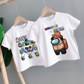Áo One Piece Among Us ao vua hải tặc cực chất cho bé trai bé gái