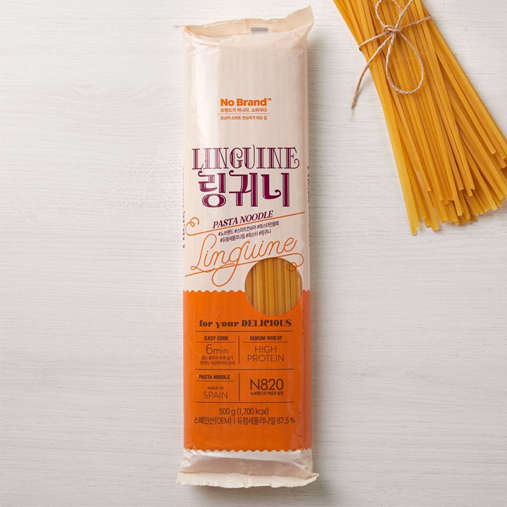 Mì Ý Sợi Dẹp Linguine No Brand Túi 500G - Emart VN