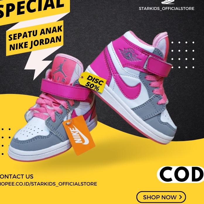 AIR JORDAN Bán...! Giày Thể Thao Nike Jordan Chính Hãng Chất Lượng Dành Cho Bé 6 7 8 9 10 11 12