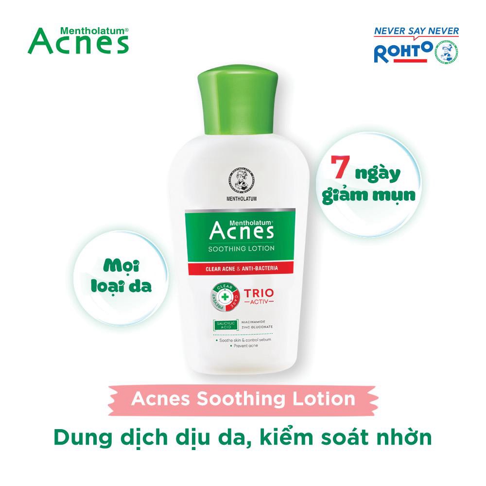 Dung dịch dịu da kháng khuẩn Acnes Soothing Lotion 90ml