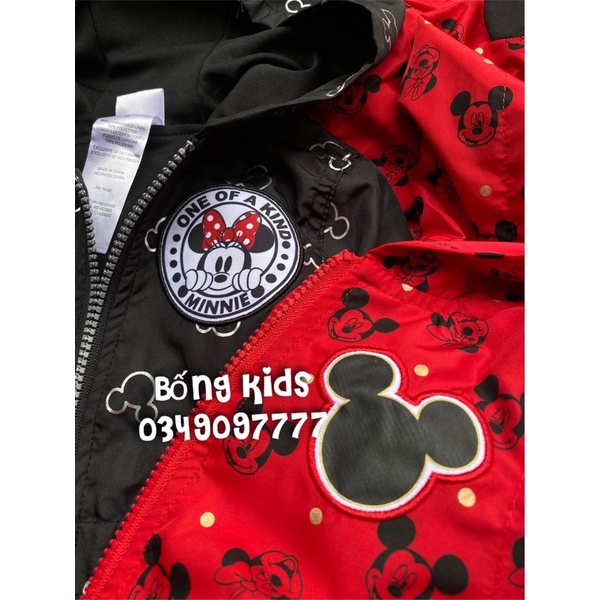 Áo Parka Gió Bé Gái Mickey&amp;Minnie DN