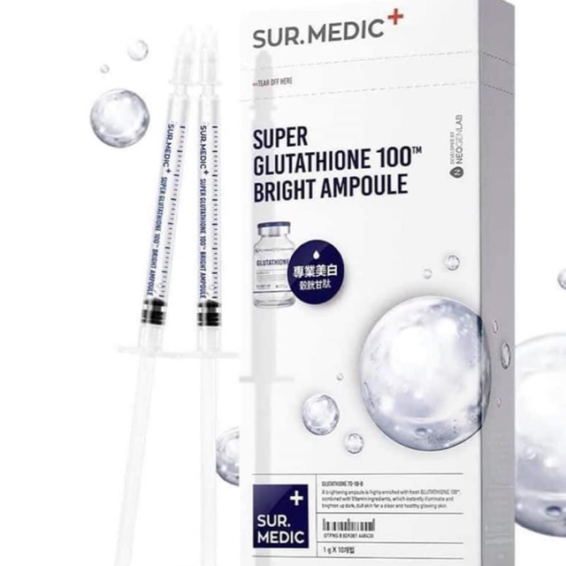 Serum Tinh Chất Dưỡng Trắng Sur.Medic Super Glutathione 100