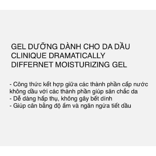 Kem lót Clinique Gel Dưỡng Ẩm tuýp 30ml chính hãng
