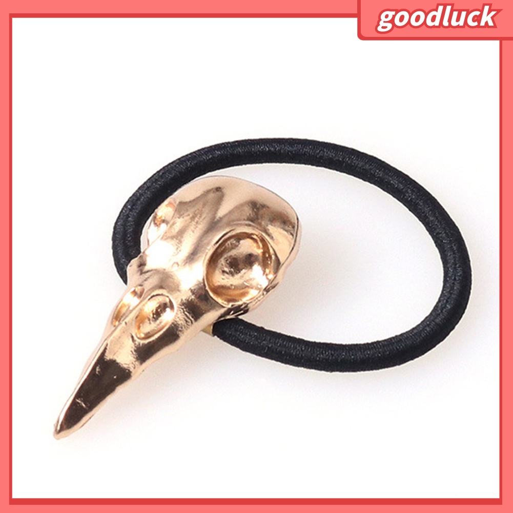 Dây Buộc Tóc Co Giãn Hình Đầu Lâu Halloween Cho Nữ