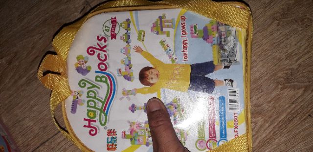 Bộ giỏ lắp ráp khối lâu đài có 47 chi tiết bằng nhựa rất đẹp