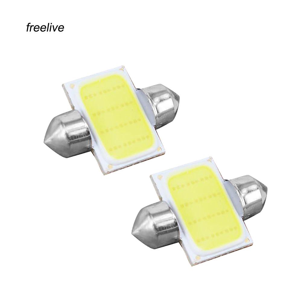 2 đèn LED COB 12V gắn bên trong xe hơi , xe tải