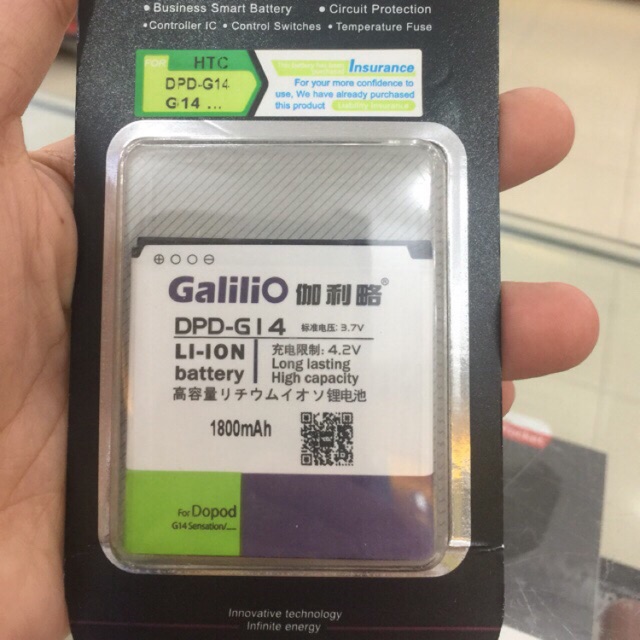 Pin galilio cho HTC G14