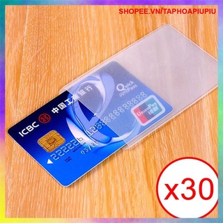 COMBO 30 MIẾN VỎ BỌC THẺ ATM, THẺ SINH VIÊN, THẺ CĂN CƯỚC, BẰNG LÁI XE